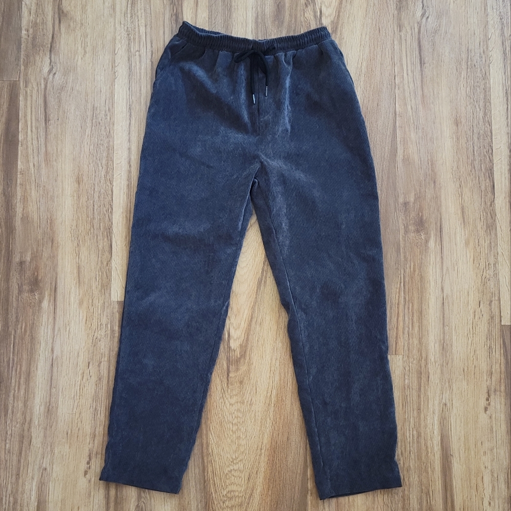 Faux Corduroy Pants